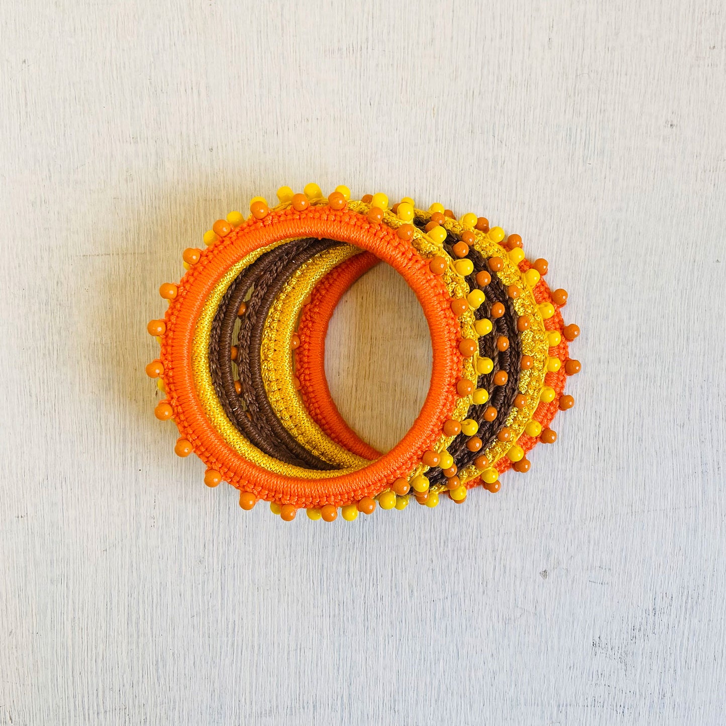 Summer Bangles - Yellow (Set of 6)