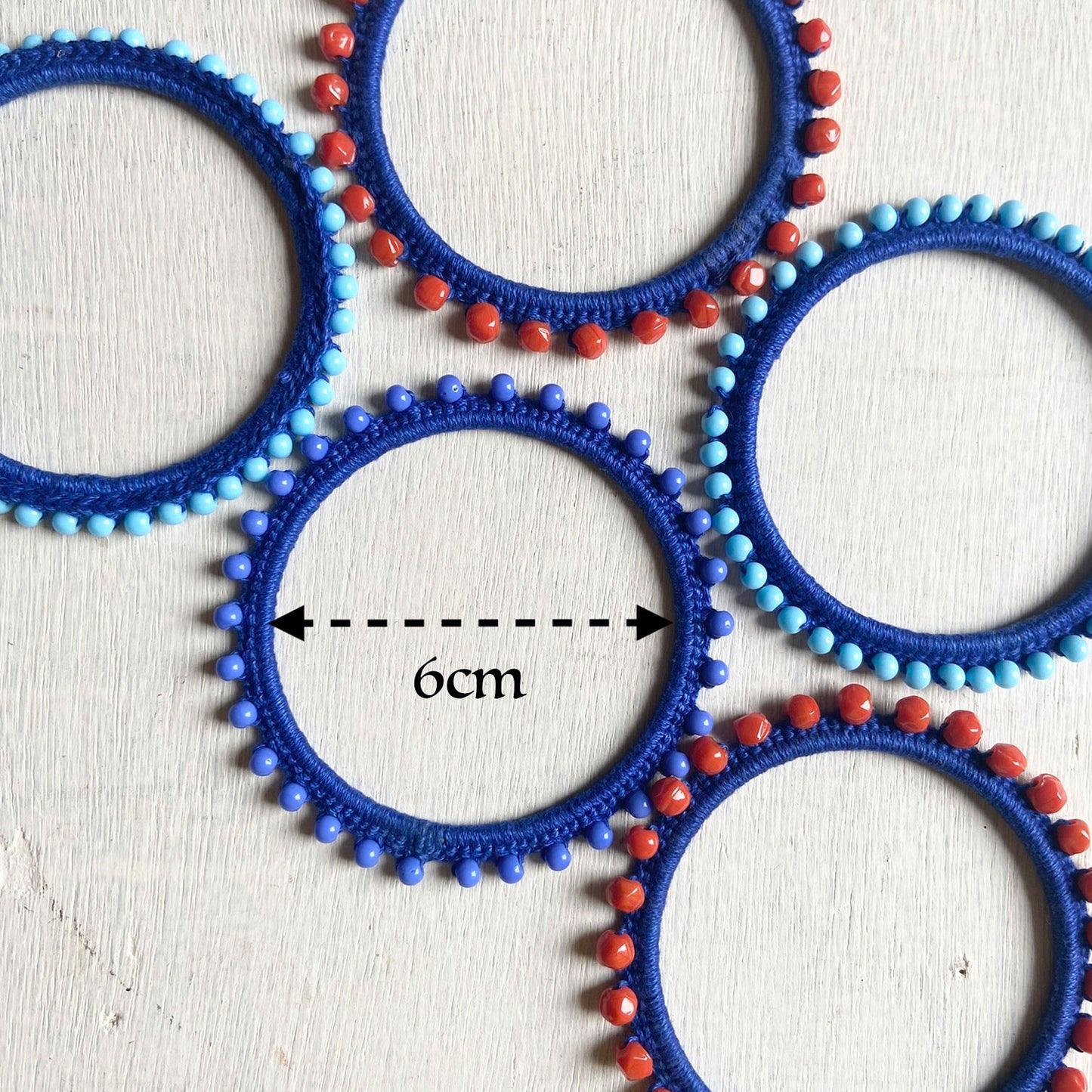 Summer Bangles - Blue (Set of 5)