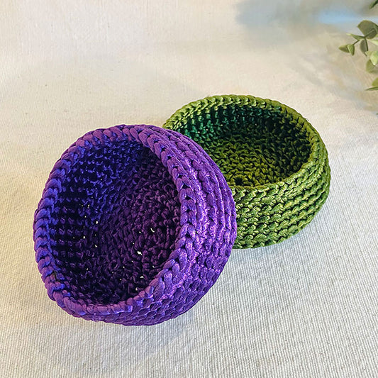 Satin Baskets (Set of 2)