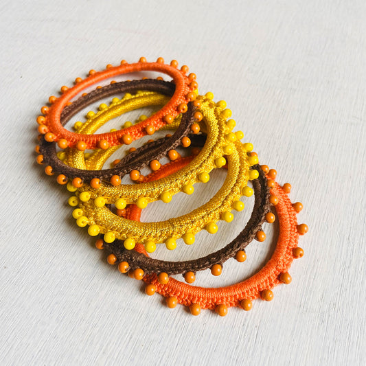 Summer Bangles - Yellow (Set of 6)